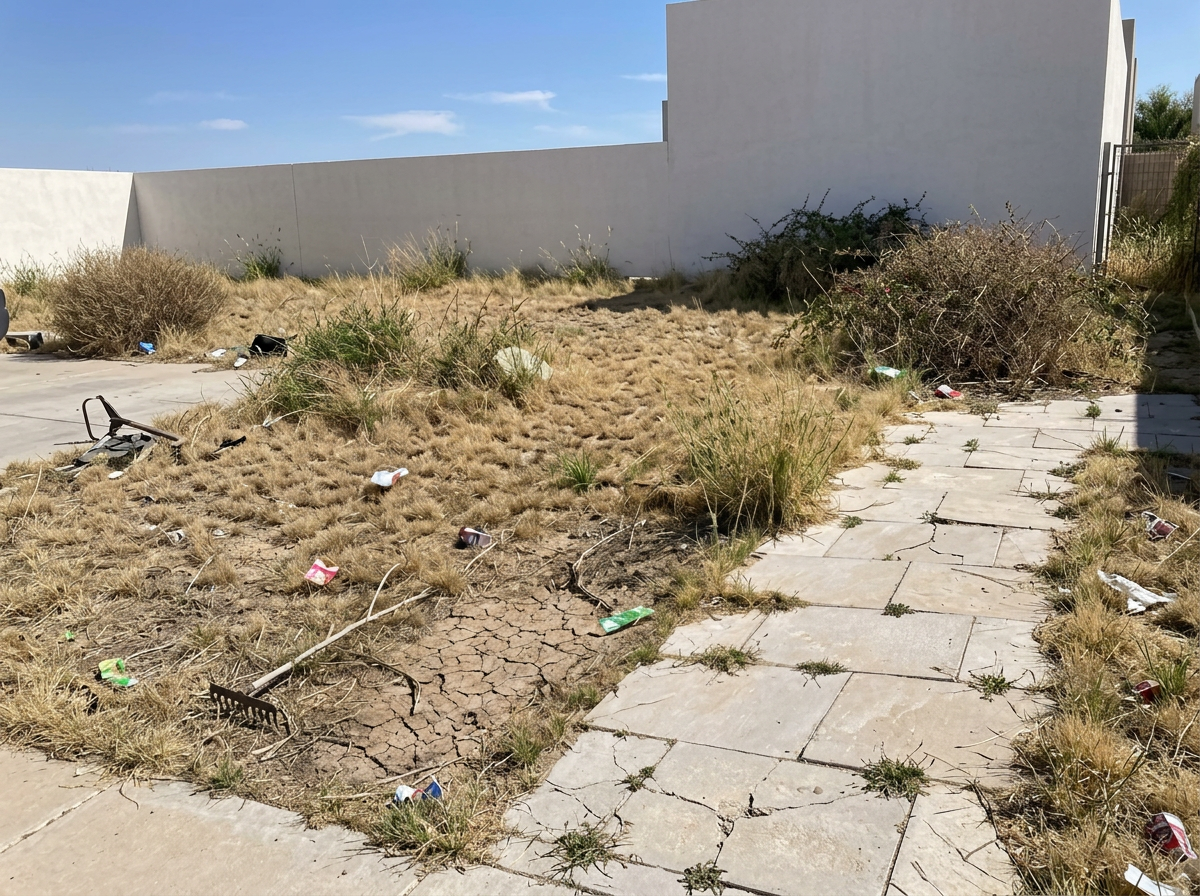 Before landscaping