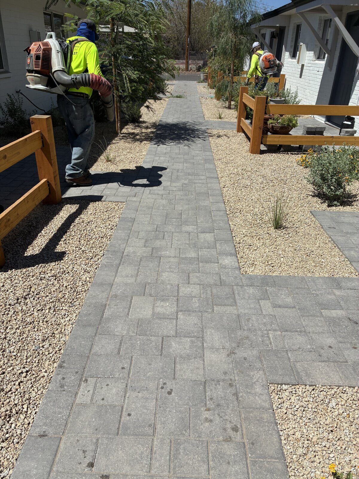 Designer Paver Walkway